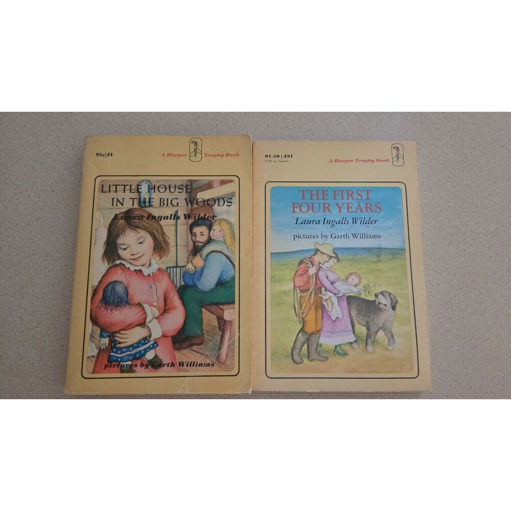 Laura Ingalls Wilder Little House lot of 2  by Garth Williams Harper Trophy